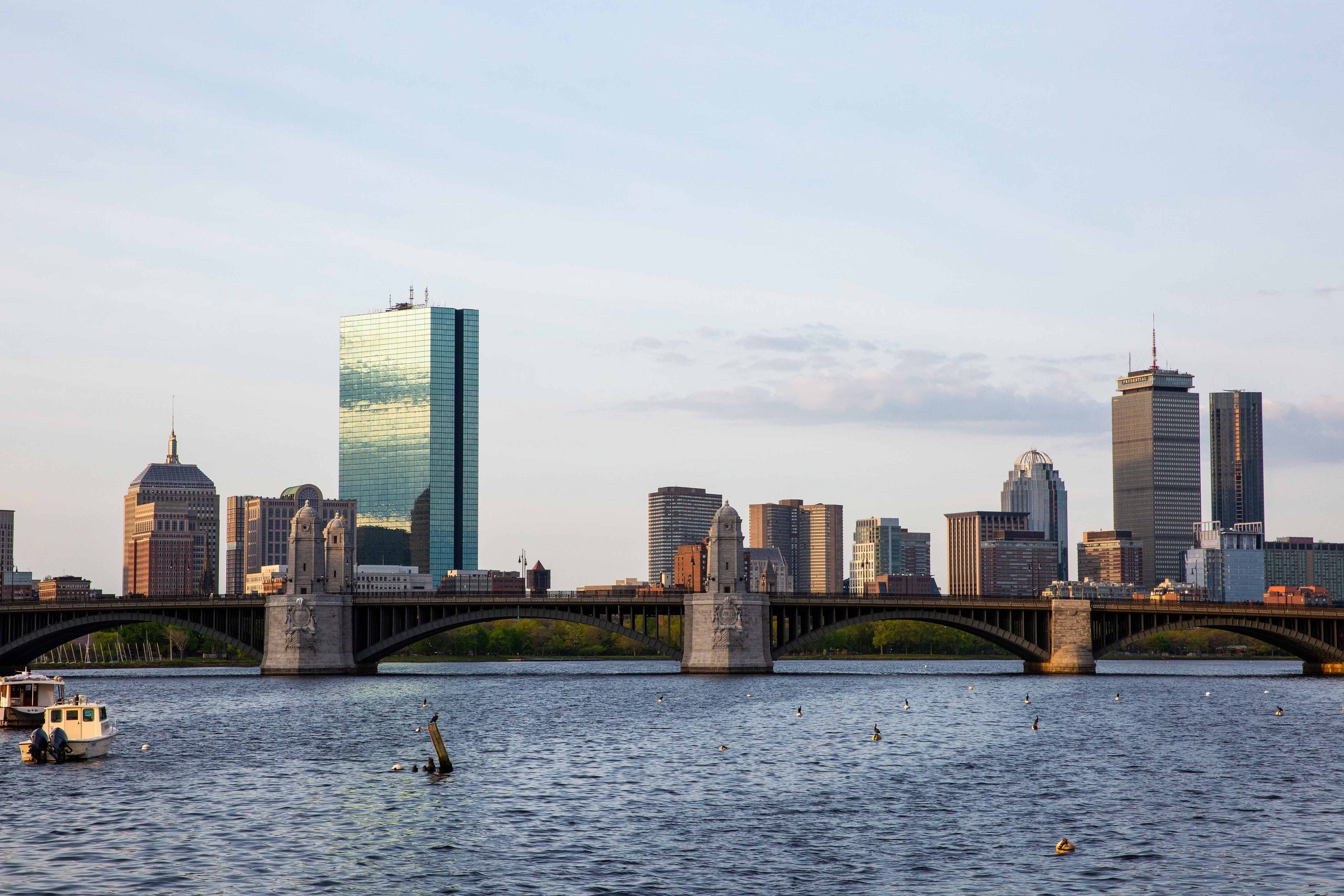 View of Boston from the Charles River